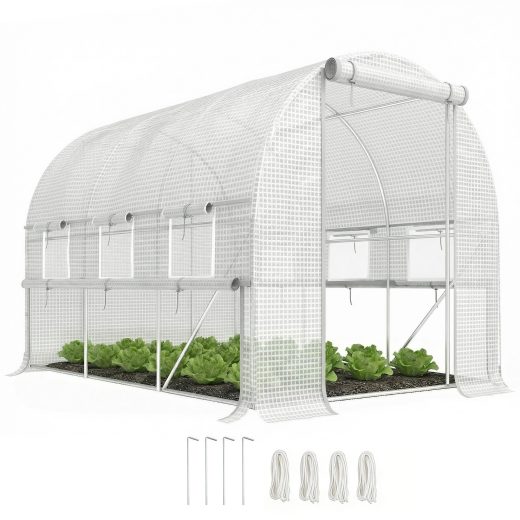Iris Walk-in Greenhouse UV-resistant 3x2m White