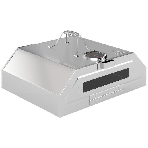 Rocket Portable Pizza Oven Stainless Steel Silver Tone